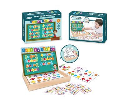 Puzzle magnetické - číslice, 27 cm