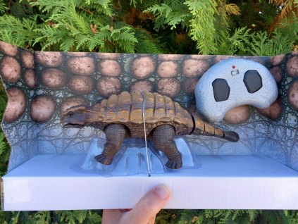 Dino Ankylosaurus RC na dálkové ovládání 24 cm