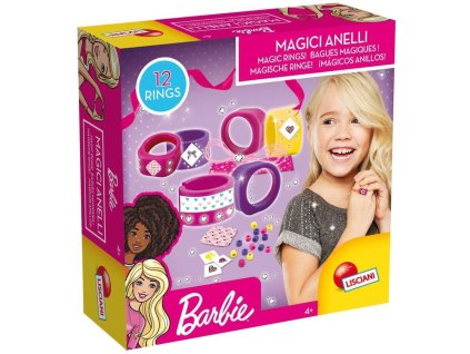 Barbie Lisciani set na výrobu šperků - prstýnky