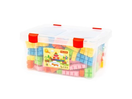 Stavebnice Pigmy 182 ks - zelený box