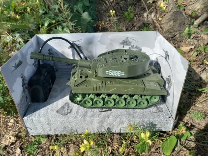 Tank RC 26 cm na dálkové ovládání - zelený