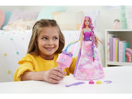 Barbie Princezna s kadeřnickými doplňky