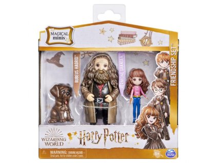 HP figurky Hermiona, Hagrid, Tesák 8cm