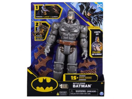 BATMAN S VYSTŘELUJÍCÍM DOPLŇKEM 30 CM