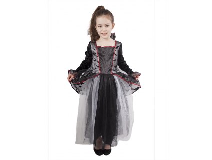 Dětský kostým s netopýry Čarodějnice/Halloween (M)