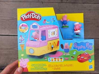 Play-doh prasátko Peppa a zmrzlinářské auto