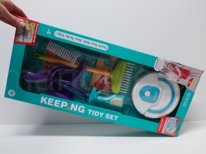 Uklízecí set pro děti s robotickým vysavačem