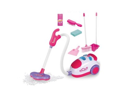 Uklízecí sada 9ks - s vysavačem, smetáčkem, lopatkou - s efekty