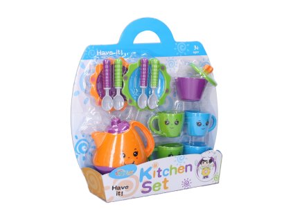 nadobi na caj barevne s oblicejem set