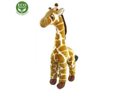 Plyšová žirafa stojíci, 40 cm, ECO-FRIENDLY