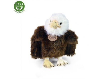 Plyšový pták orel stojící, 24 cm, ECO-FRIENDLY