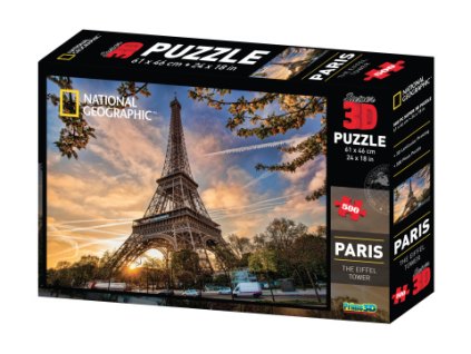 3D Puzzle Paříž 500 dílků