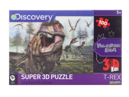 3D Puzzle T-Rex 100 dílků