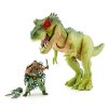 Jurassic Clash Dinosaurus 32 cm s bojovníkem RED