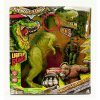 Jurassic Clash Dinosaurus 32 cm s bojovníkem RED