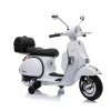 Můj první skútr - Vespa elektrické vozítko pro děti - bílý