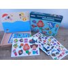 Puzzle magnetické a kreslící tabulka 2v1 - mořský svět, 30 cm
