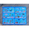 Puzzle magnetické a kreslící tabulka 2v1 - mořský svět, 30 cm