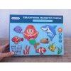 Puzzle magnetické a kreslící tabulka 2v1 - mořský svět, 30 cm