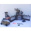 Vojenská základna s vojáky, vrtulníkem, autem a dalším - Military BASE 28 x 23,5 x 13 cm