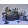 Vojenská základna s vojáky, vrtulníkem, autem a dalším - Military BASE 28 x 23,5 x 13 cm