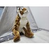 Obrovský MAXI plyšový TYGR hnědý 71 cm - vysoká kvalita - realistický vzhled