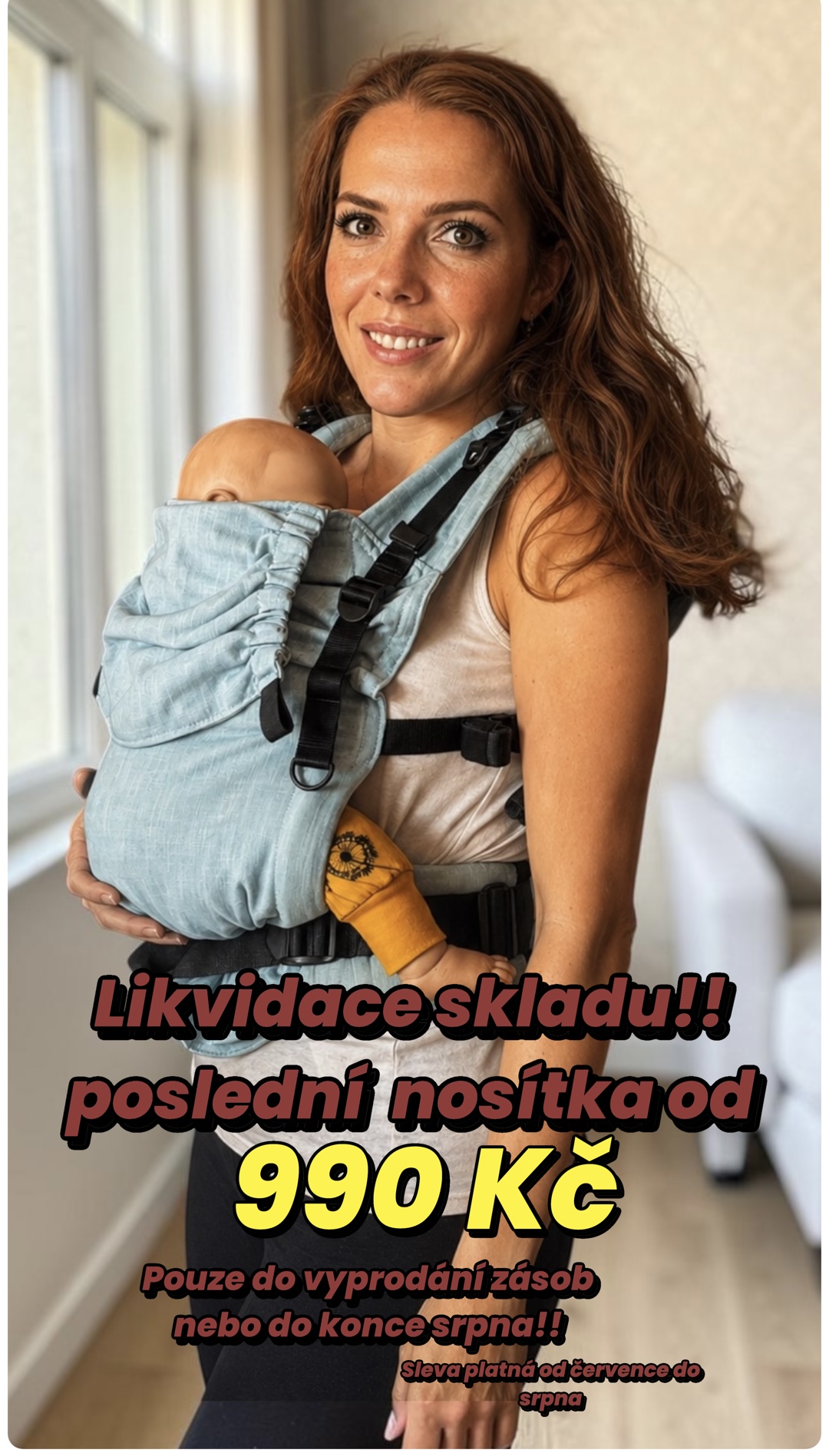 Nový vklad lněných nosítek