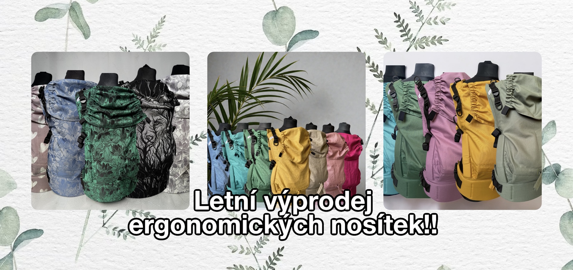 Nový vklad lněných nosítek