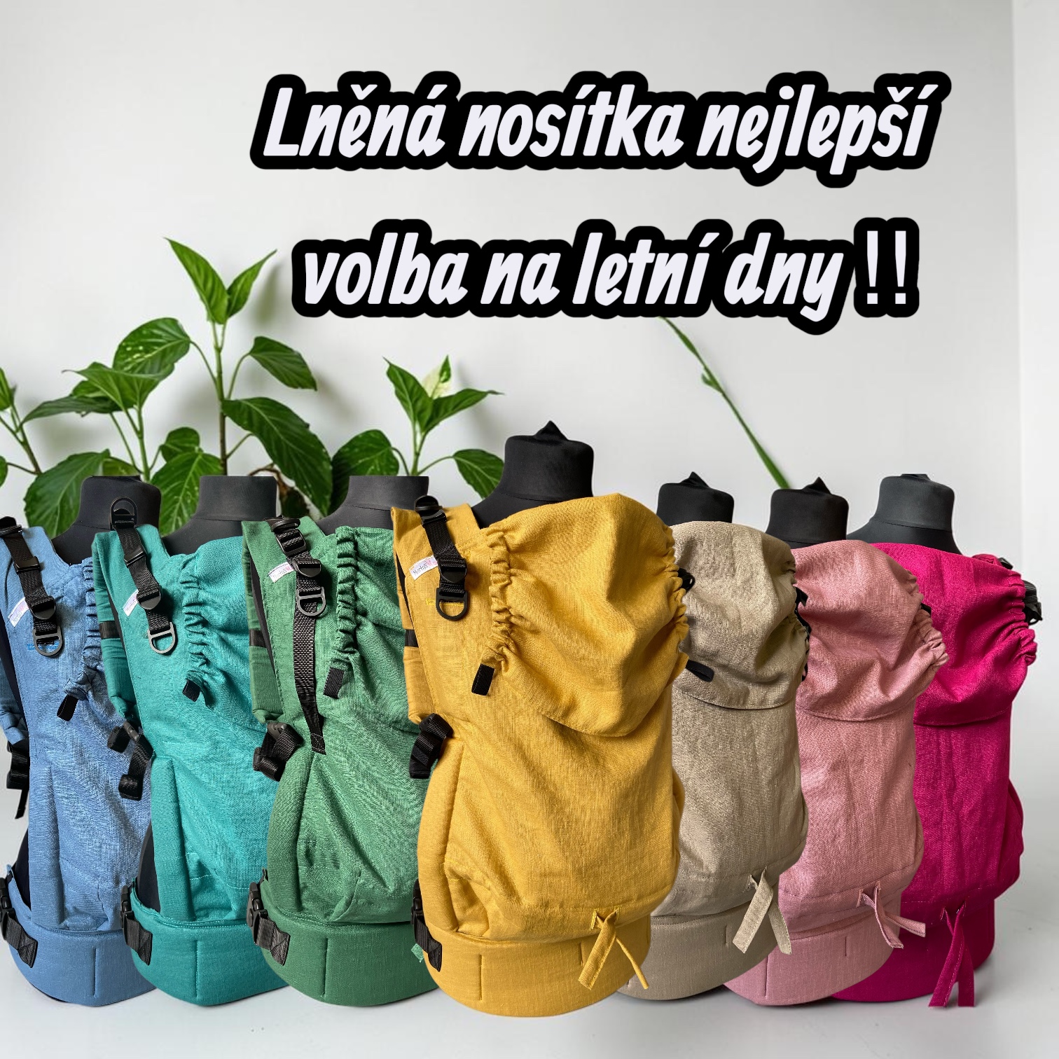 Nový vklad lněných nosítek