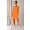 Dámské oranžové letní šaty