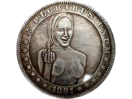E Pluribus Unum - Medaile s dívkou One Dollar 1881