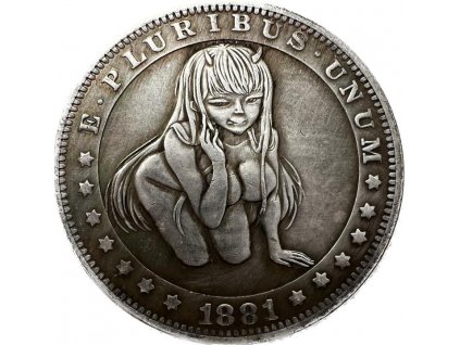 E Pluribus Unum - Medaile s dívkou One Dollar 1881