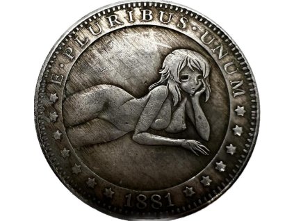 E Pluribus Unum - Medaile s dívkou One Dollar 1881
