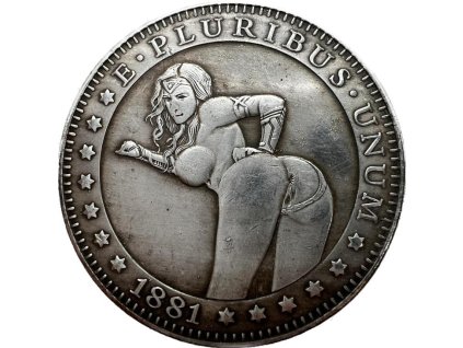 E Pluribus Unum - Medaile s dívkou One Dollar 1881