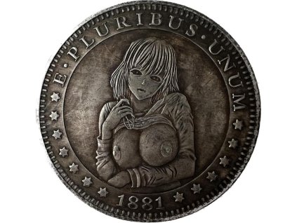 E Pluribus Unum - Medaile s dívkou One Dollar 1881