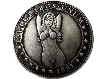 E Pluribus Unum - Medaile s dívkou One Dollar 1881