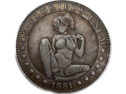 E Pluribus Unum - Medaile s dívkou One Dollar 1881