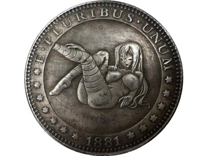 E Pluribus Unum - Medaile s dívkou One Dollar 1881