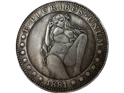 E Pluribus Unum - Medaile s dívkou One Dollar 1881