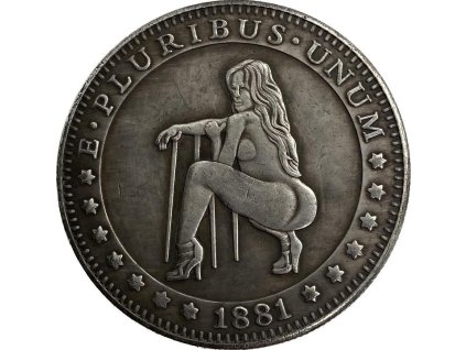 E Pluribus Unum - Medaile s dívkou One Dollar 1881