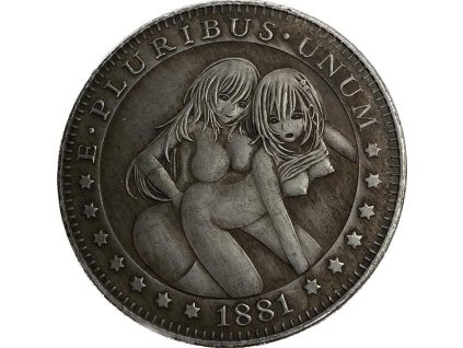 E Pluribus Unum - Medaile s aktem One Dollar 1881