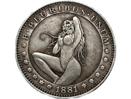 E Pluribus Unum - Medaile s dívkou One Dollar 1881