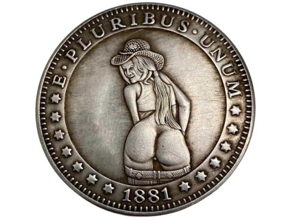 E Pluribus Unum - Medaile s dívkou One Dollar 1881
