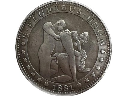 E Pluribus Unum - Medaile s aktem One Dollar 1881