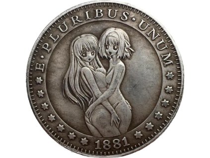 E Pluribus Unum - Medaile s aktem One Dollar 1881