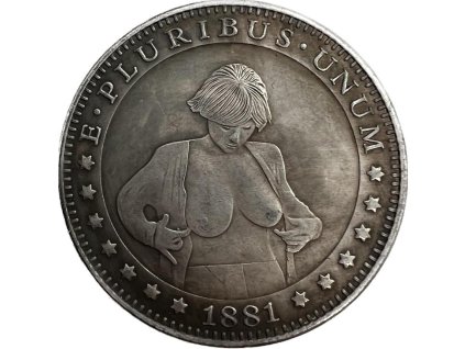 E Pluribus Unum - Medaile s dívkou One Dollar 1881