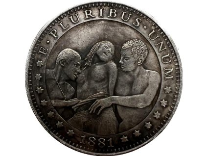 E Pluribus Unum - Medaile s aktem One Dollar 1881