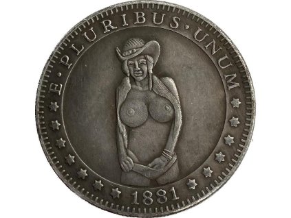 E Pluribus Unum - Medaile s dívkou One Dollar 1881