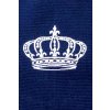 Výšivka koruny na modrém kiiltu do sauny od MaryBerry