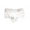 Bílý koupelnový set ručníku a osušky Royal in White – Silver Edition